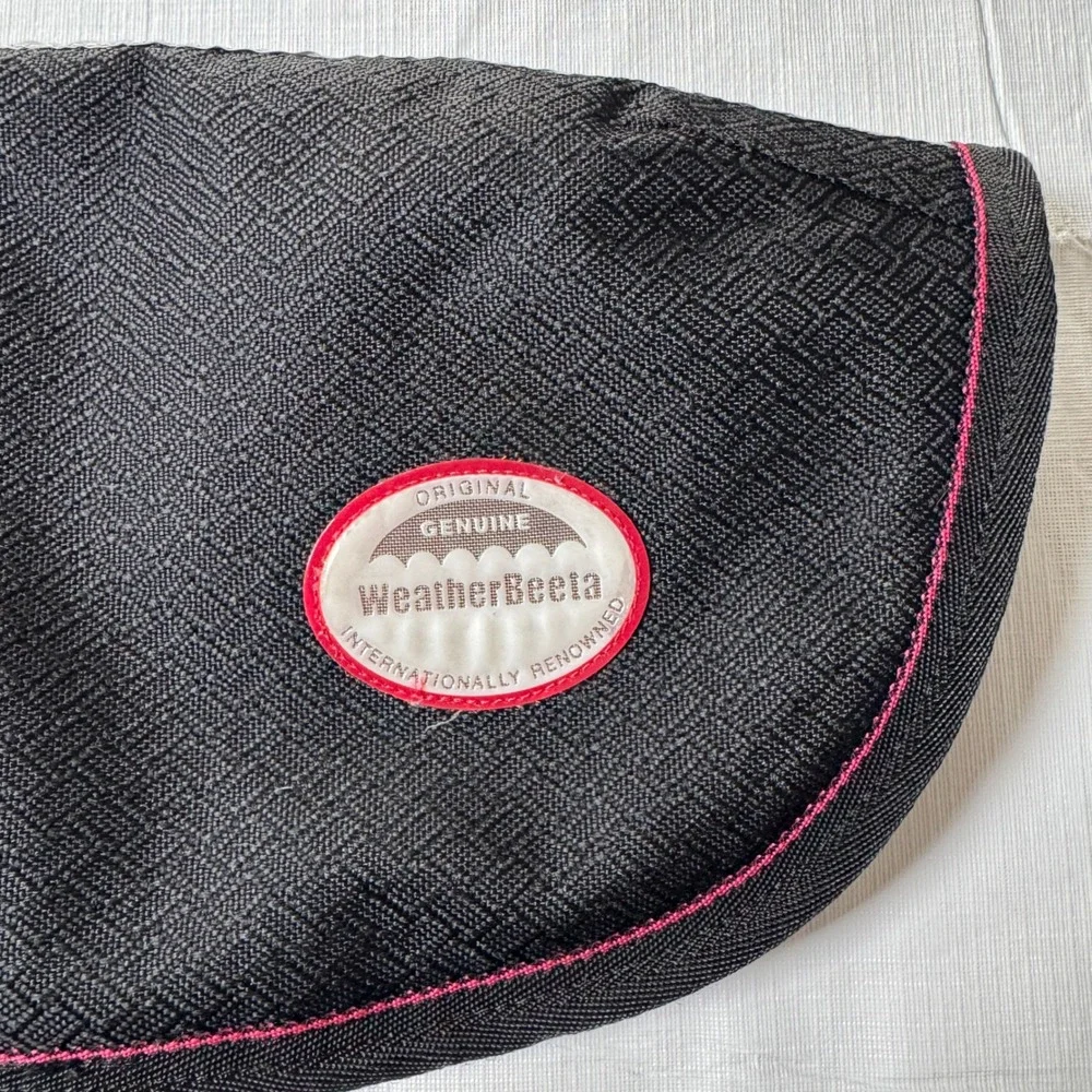 WeatherBeeta Black Reflective Dog Coat Padded Winter Jacket 45cm 18in